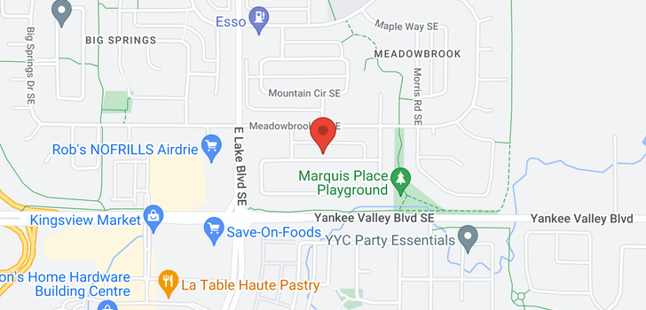 map of 268 Marquis Place SE